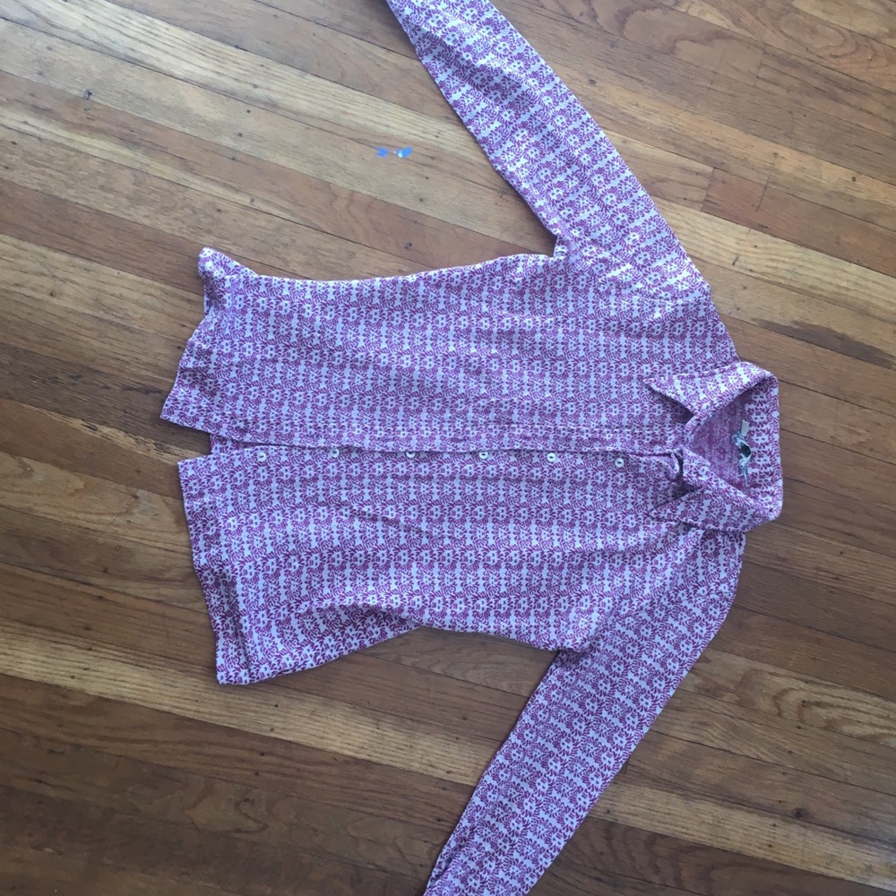 Amazing 70s lion-print button down